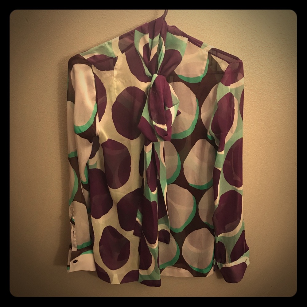 Diane Von Furstenberg silk blouse